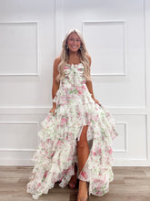 A-line Sweetheart Floral Prom Dresses With Bow Elegant Evening Dresses SEA305|Selinadress