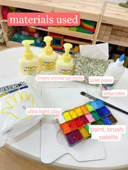 DIY Pumpkin Storage Jar Materials