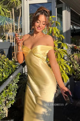 Off the Shoulder Aqua Sheath Maxi Dress with Open Back lck005