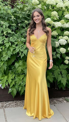 Elegant Straps Blue Beaded Applique Sheath Maxi Dress Prom Dress lck007