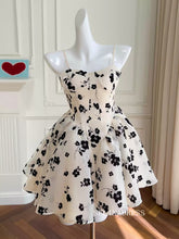 A-line Spaghetti Straps Cute Short Prom Dress Elegant Homecoming Dresses #ANN003|Selinadress