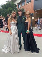 Chic Glitter A-line Sweetheart Long Prom Dresses Elegant Evening Dress sew03582|Selinadress