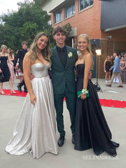 Chic Glitter A-line Sweetheart Long Prom Dresses Elegant Evening Dress sew03582|Selinadress