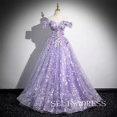 Chic Off-the shoulder Ball Gown Prom Dress Elegant Princess Dress Evening Dress #ann200|Selinadress