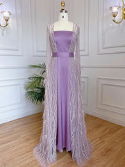 Chic Sheath/Column Luxury Beaded Long Prom Dresses Elegant Evening Dress sew03376|Selinadress