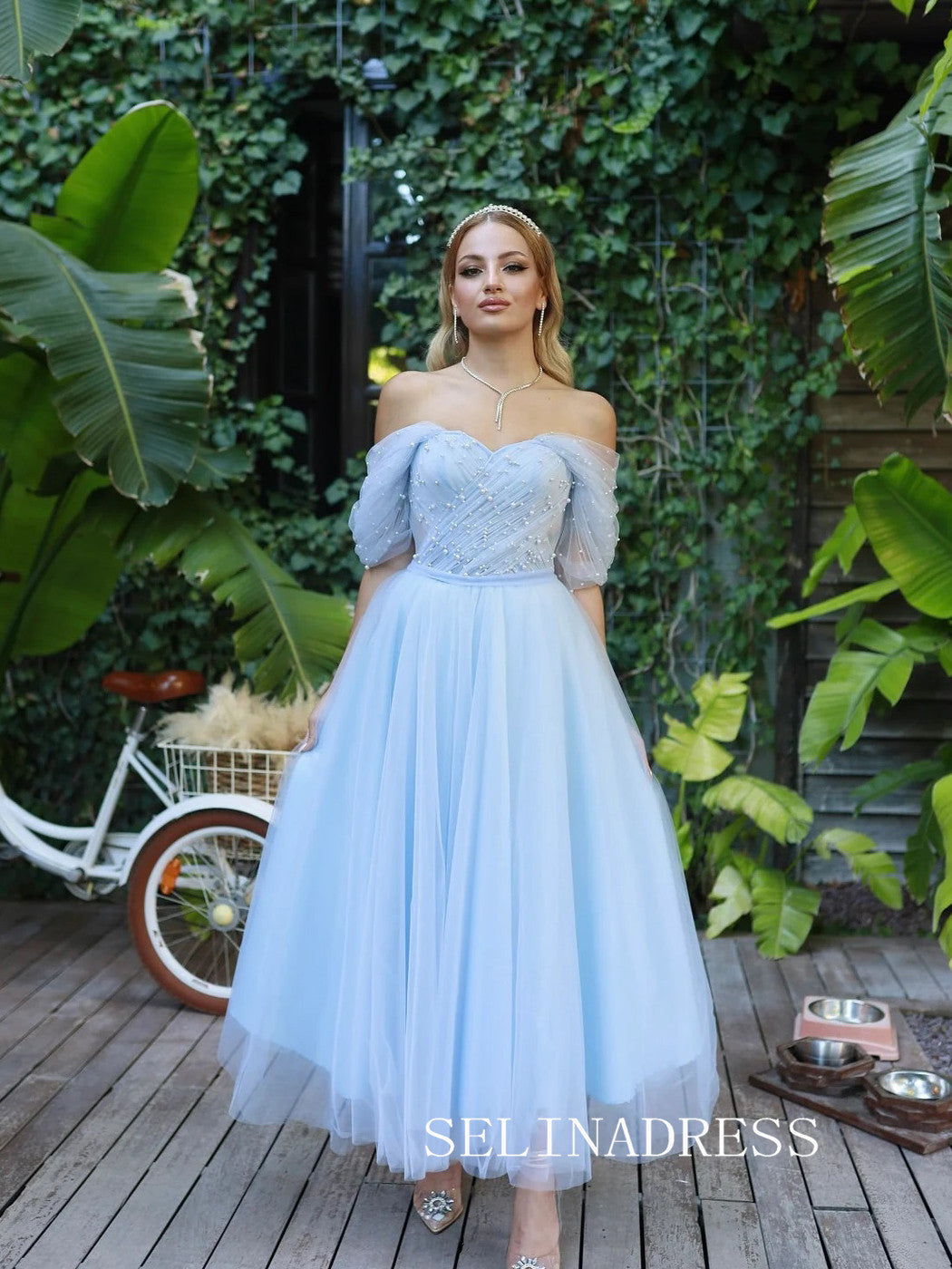 off shoulder prom dress blue LaDivine CD0172 Sequin Long Formal while the sleeveless design allows you to move with ease and confidence Off the Shoulder Long Royal