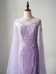 Luxury Mermaid Long Prom Dresses Gorgeous Full Beaded Long Evening Gown Formal Dresses FUE004|Selinadress