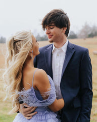 A-line Spaghetti Straps Short Homecoming Dresses Feathers Cocktail Dress Pageant Dresses #JKW128|Selinadress