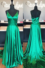 Simple Prom Dresses A-line Spaghetti Straps Cheap Prom Dress/Evening Dress SED393