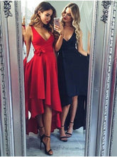High Low Short Prom Dress 2022 A-line Simple Homecoming Dress Party Dress MK583