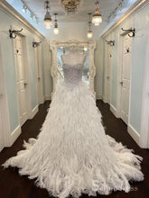 Chic A-line Sweetheart White Feather Beading Prom Dresses Modest Evening Dresses MLH2030|Selinadress