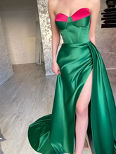 Sweetheart African Prom Dress Mermaid Satin Evening Gowns Formal Dress #POL030|Selinadress