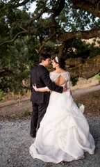 Half Sleeve Wedding Dresses Princess Bridal Dresses With Bowknot SEW055