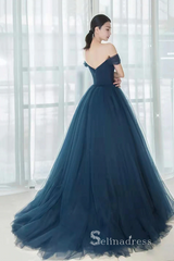 A-line Off-the-shoulder Ball Gown Prom Dress Cheap Long Evening Gowns POL002|Selinadress