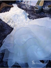 A-line Scoop Organza Short Prom Dress Juniors Homecoming Dresses MHL042|Selinadress