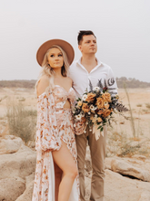 A-line Sweetheart Long Sleeve Wedding Dresses Flower Lace Rustic Wedding Gown Prom Dress JKSS512|Selinadress