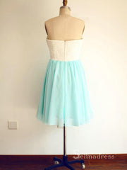 A-line Sweetheat Short/Mini Cheap Bridesmaid Dress Mint Green Bridesmaid Dresses BRD009|Selinadress