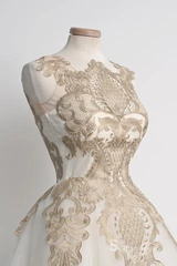 A-line Vintage Homecoming Dress Cheap Applique Short Prom Dress #MHL059|Selinadress