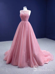 Chic A-linerincess Prom Dress Pink Luxury Custom Evening Gowns DWS6729Chic A-linerincess Prom Dress Pink Luxury Custom Evening Gowns DWS6729|Selinadress