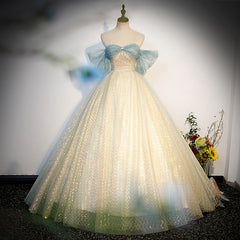 Chic Off-the-shoulder Ball Gown Sweetheart Elegant Princess Dress Evening Dress #LOP282|Selinadress