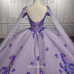 Elegant Off Shoulder Sweetheart Sequins Ball Gown Evening Dress For Women DY9976|Selinadress