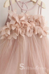 Lovely Pretty Cheap Unique Weding Little Girl Flower Girl Dresses GRS006|Selinadress