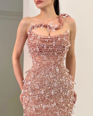 Mermaid Beaded African Prom Dress Sparkly Rhinestone Evening Gowns #POL112|Selinadress