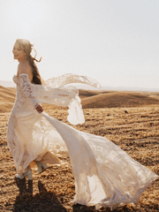 mermaid-sweetheart-boho-lace-wedding-dresses-long-sleeve-rustic-wedding-gown-bridal-dress-jkss517|Selinadress