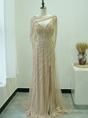 Selinadress Dubai Luxury Pink Long Prom Dress Formal Evening Gowns SC083