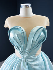 Selinadress Feature Ball Gown Luxury Sky Blue Prom Dress Evening Gowns DWH7200|Selinadress