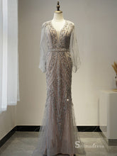 Selinadress New Style Mermiad Luxury V neck Prom Dress Formal Evening Gowns SC053