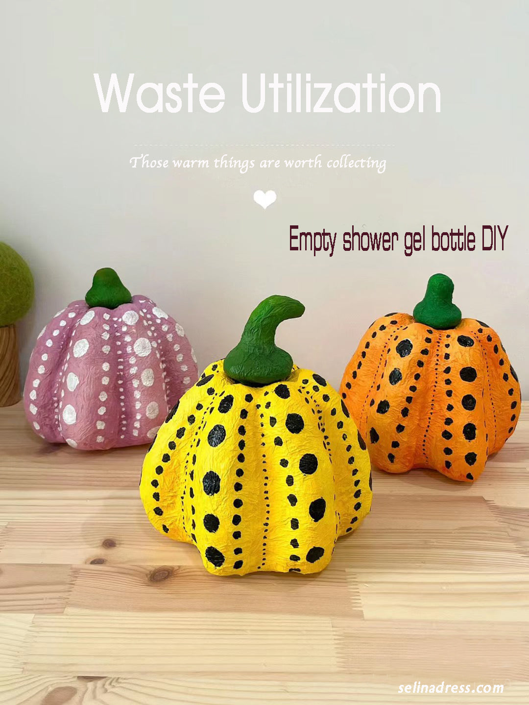 DIY Pumpkin Storage Jar Materials