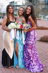 Mermaid Halter Sweetheart Satin Polka Dots Party Prom Dress lck017