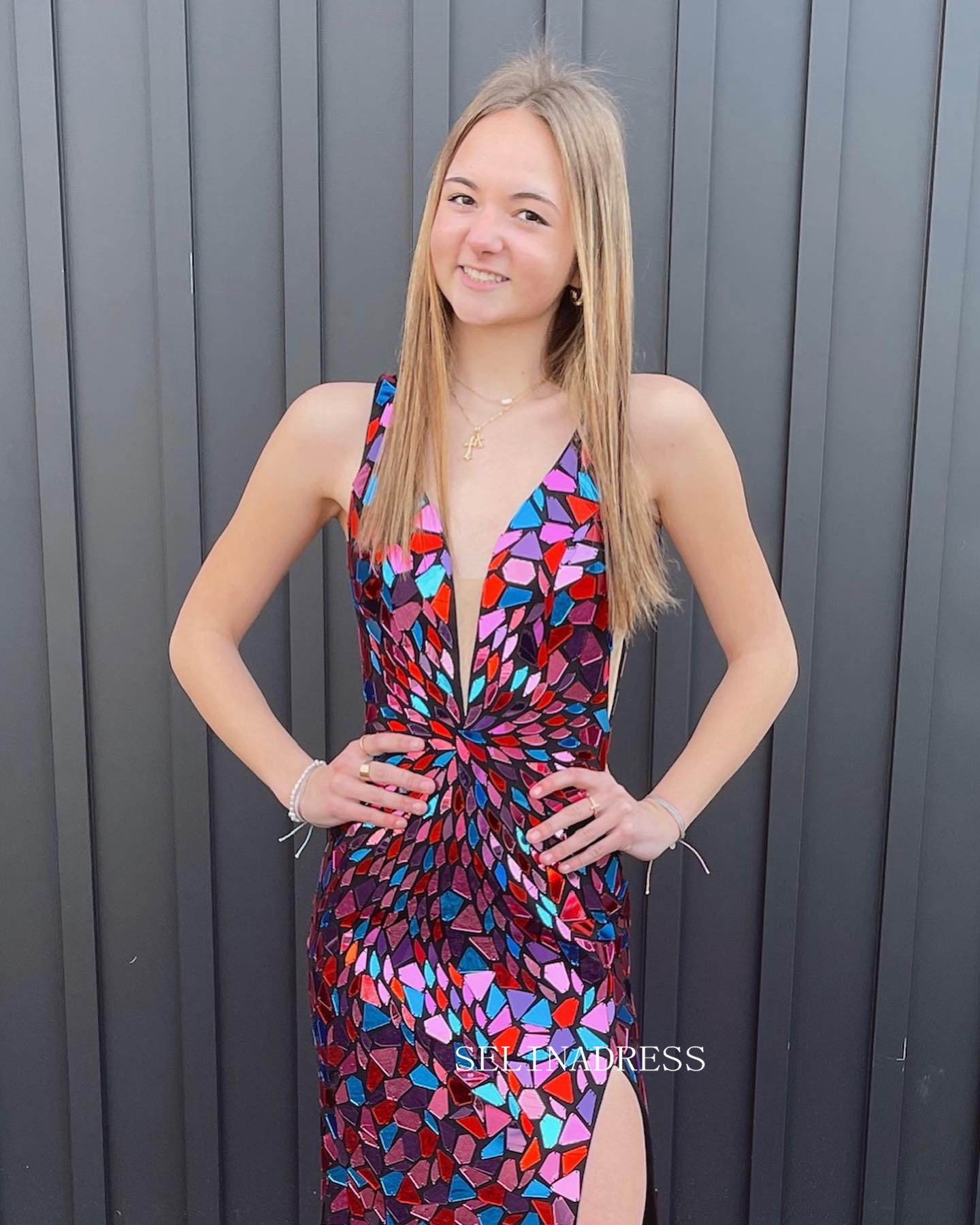 cut glass dress Sherri Hill Dress 55383