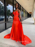 Mermaid Spaghetti Straps Long African Prom Dress Ruffles Evening Dresses sew1009|Selinadress