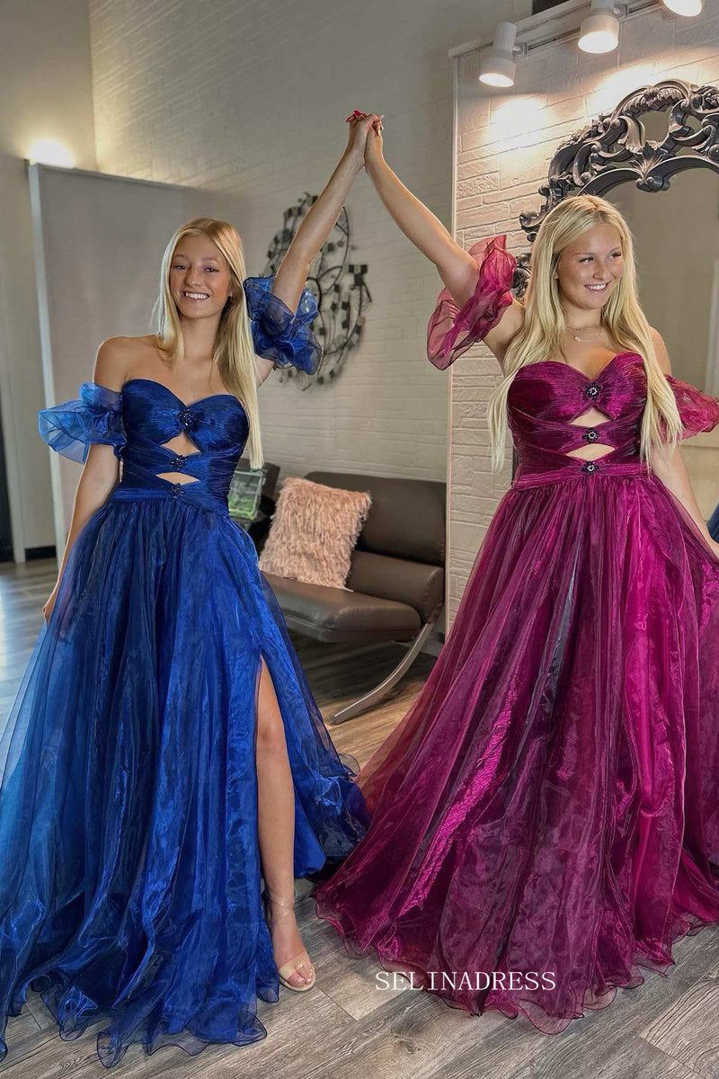 Charming Dark Green Mermaid Strapless Satin Beaded Without Sleeves Long Prom Dress, Evening Dress C6340 main image 1