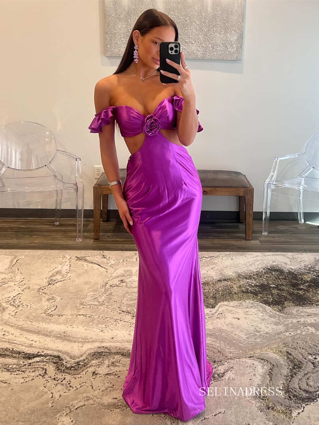 prom dress with cutouts Primavera Couture 4329 - Long Sheath neck and delicate spaghetti straps add sensuality Cut-Out Long A-Line Prom Dress