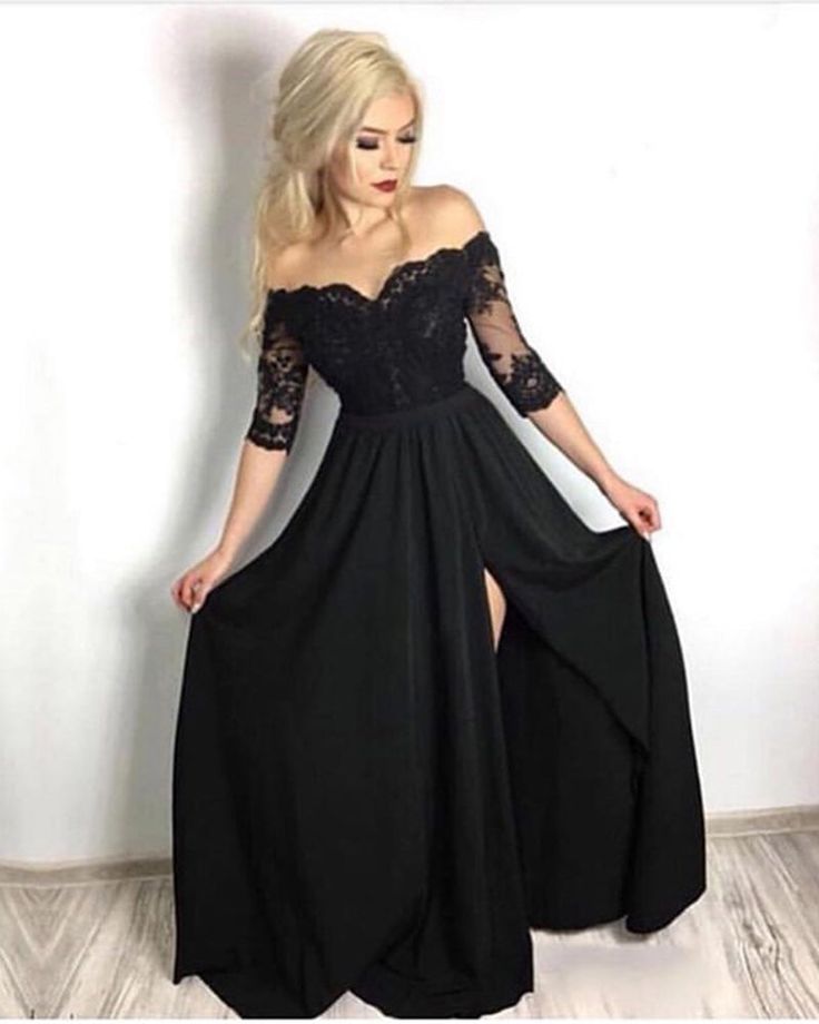 Maroon Off Shoulder Half Sleeve Burgundy Lace Long Prom Dresses Evenin SELINADRESS Maroon Off Shoulder Half Sleeve Burgundy Lace Long Prom Dresses Evenin SELINADRESS