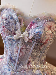 A-line Off-the-shoulder Homecoming Dress With Lace Floral Cocktail Dresses #ABC012|Selinadress