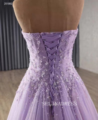 Sleeveless Sweetheart A-Line Satin Beaded Graceful Prom Dress Dusty Rose