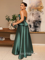 Charming A-line Sweetheart Green Long Prom Dress Evening Dress TKL720|Selinadress