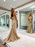 Chic Gorgeous Mermaid Long Prom Dress With Feather Evening Gowns lpk119|Selinadress