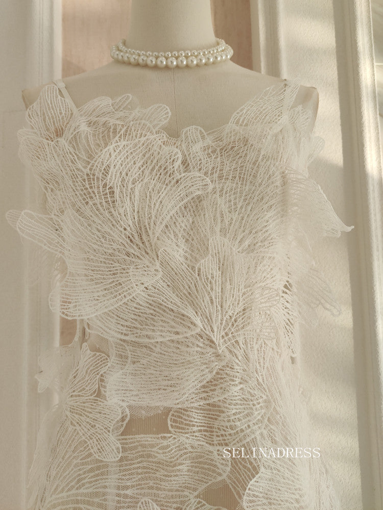 Chic Spaghetti Straps Beautiful Short Prom Dress White Homecoming Grad SELINADRESS Chic Spaghetti Straps Beautiful Short Prom Dress White Homecoming Grad SELINADRESS