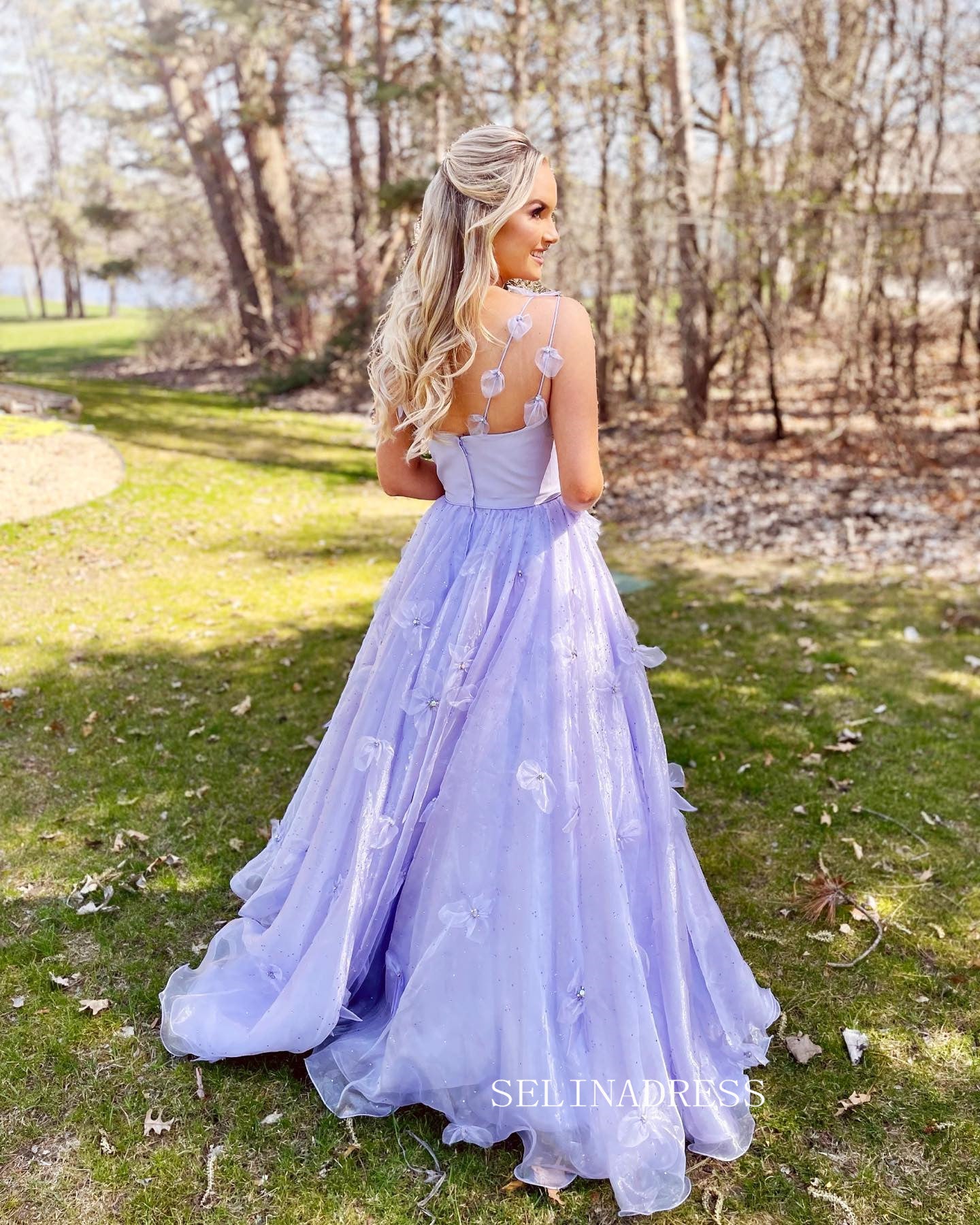 Gorgeous Ball Gown Off The Shoulder Appliques Tulle Court Train Prom D –  Laurafashionshop
