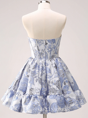 Lovely Lilac Sweetheart Homecoming Dresses Cute Hoco Dress Cocktail Dress #TKL2009A|Selinadress