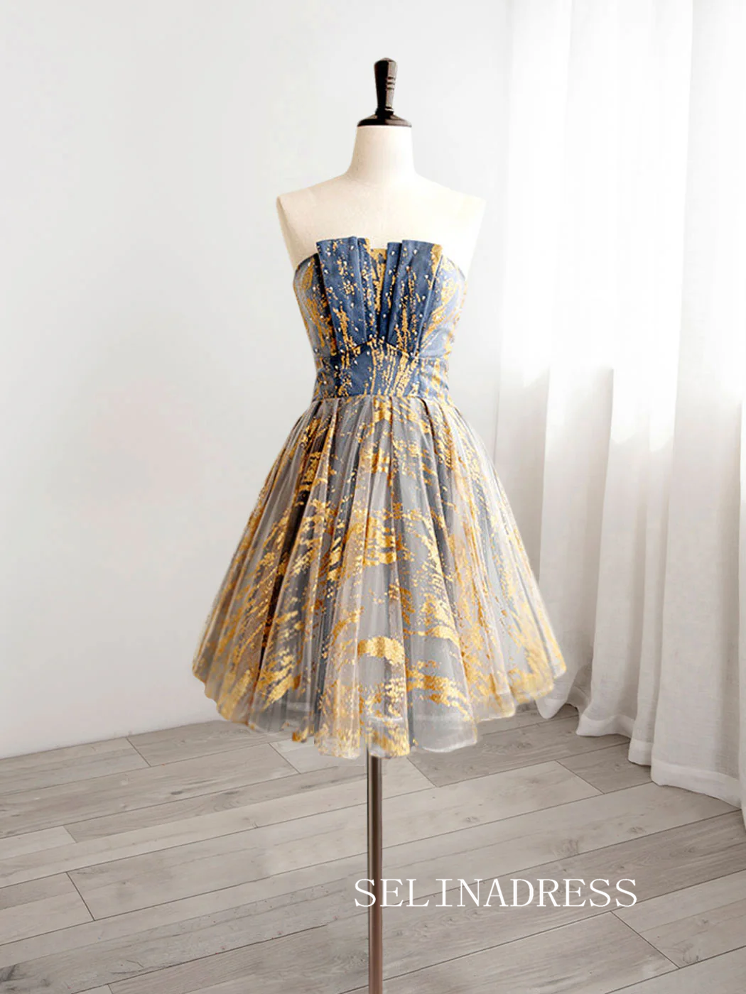 Lovely Ombre Tulle Homecoming Dresses Hoco Dress Cocktail Dress #TKL18 – SELINADRESS