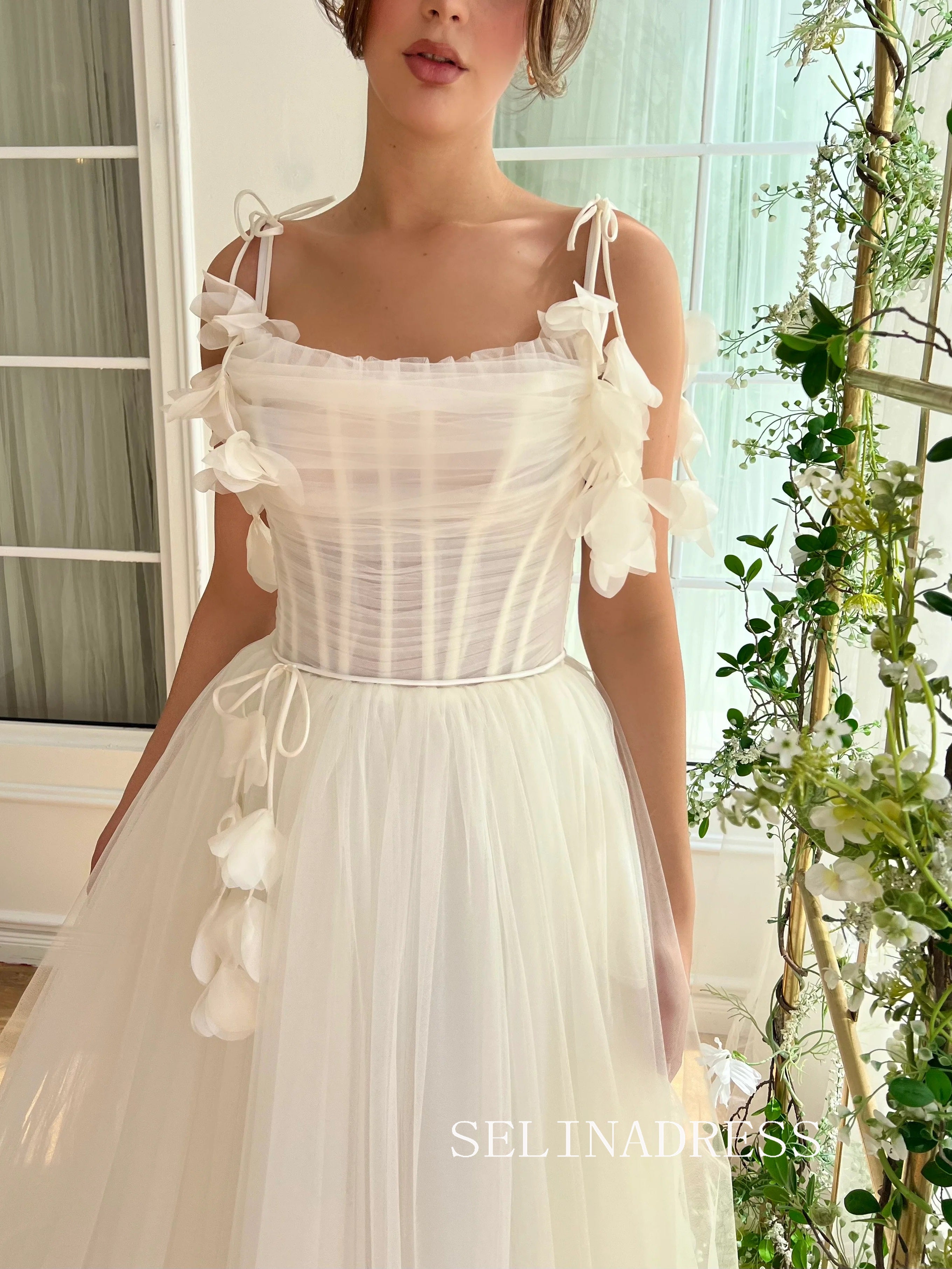 Lovely Tea length Short Prom Dress Homecoming Dresses Flower Cocktail – SELINADRESS Lovely Tea length Short Prom Dress Homecoming Dresses Flower Cocktail – SELINADRESS