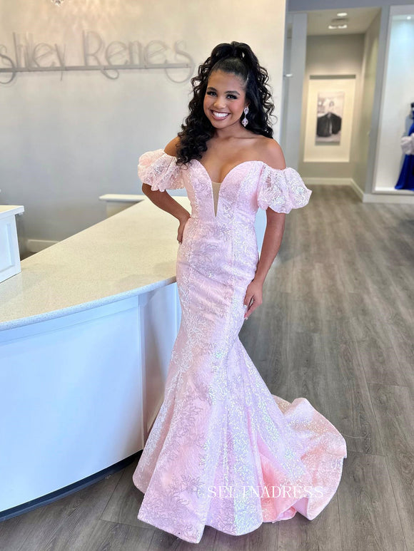 Ball Gowns Pink Wedding Dress A Line Custom Made Long Sleeve