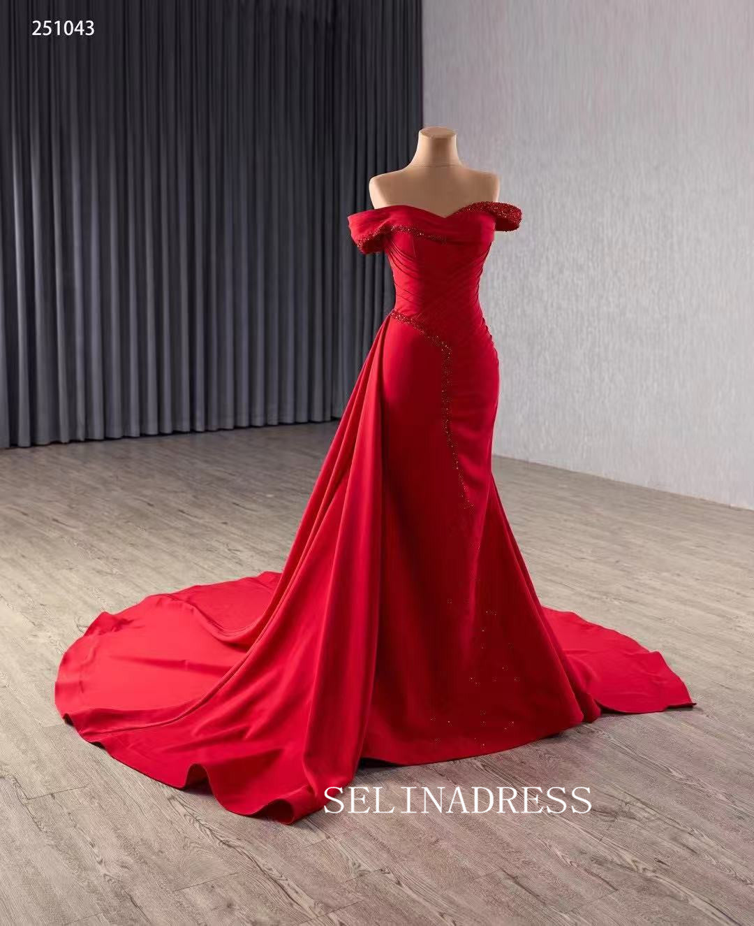beautiful mermaid red wedding dresses Elaine Red Mermaid Wedding Dress, Red Wedding Dress, Gothic Wedding Dress, Halloween Wedding Dress, Custom Red Wedding Dress
