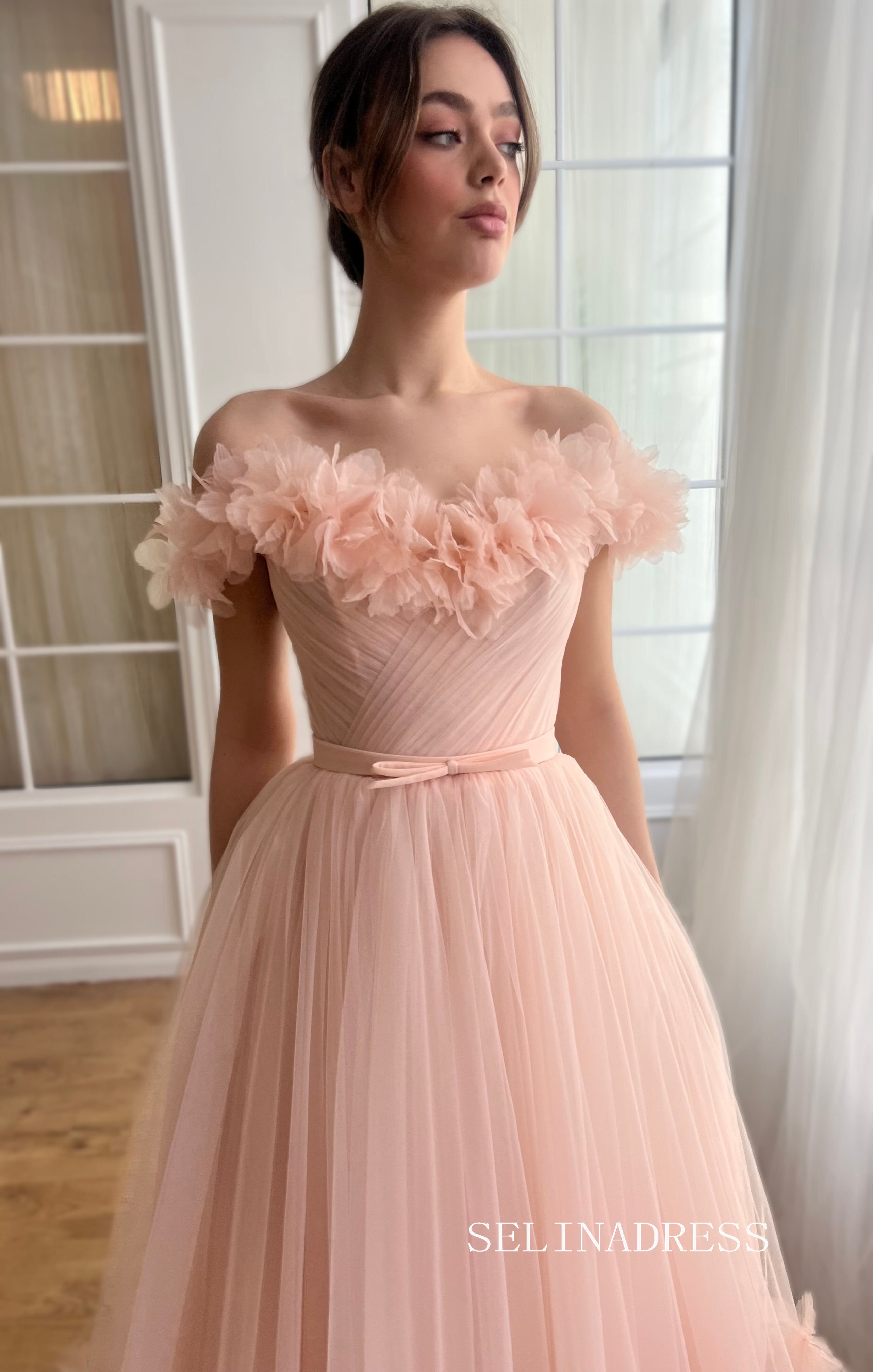 Prom Dress Asos Pink Off The Shoulder Dress Pink Off-the-shoulder Short Midi Prom Dress A Line Tulle Party Dress JKL3127 Prom Dress Asos Pink Off The Shoulder Dress Pink Off-the-shoulder Short Midi Prom Dress A Line Tulle Party Dress JKL3127
